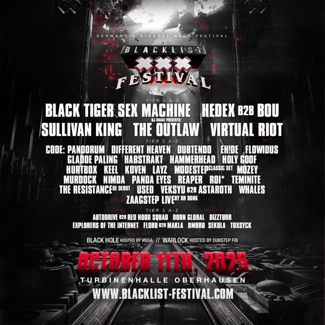 Blacklist Festival 2025: annunciata la lineup completa
