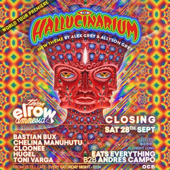 Enter the Hallucinarium: The world premiere of a new concept from elrow, in collaboration with artists Alex & Allyson Grey.