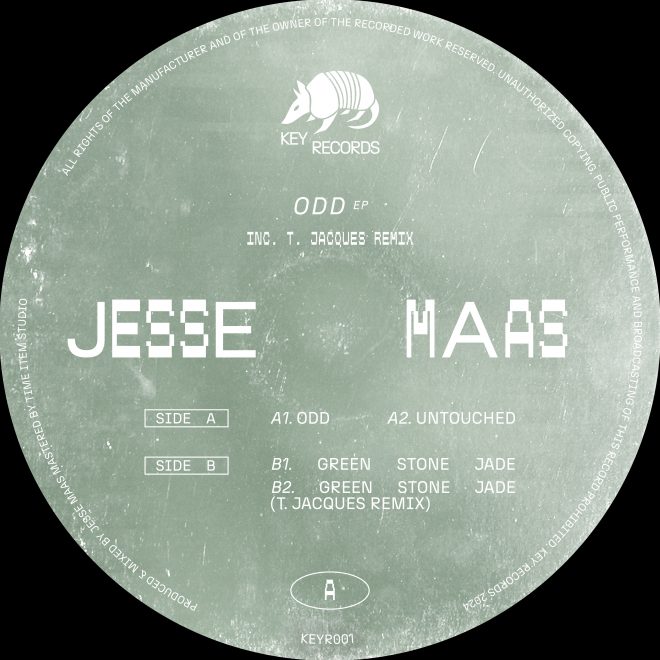 Key Records - Jesse Maas ODD inc T. Jacques Remix One Sheet