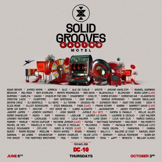 Solid Grooves announces 2024 opening party and full season lineup - NEWS -  Mixmag Italy